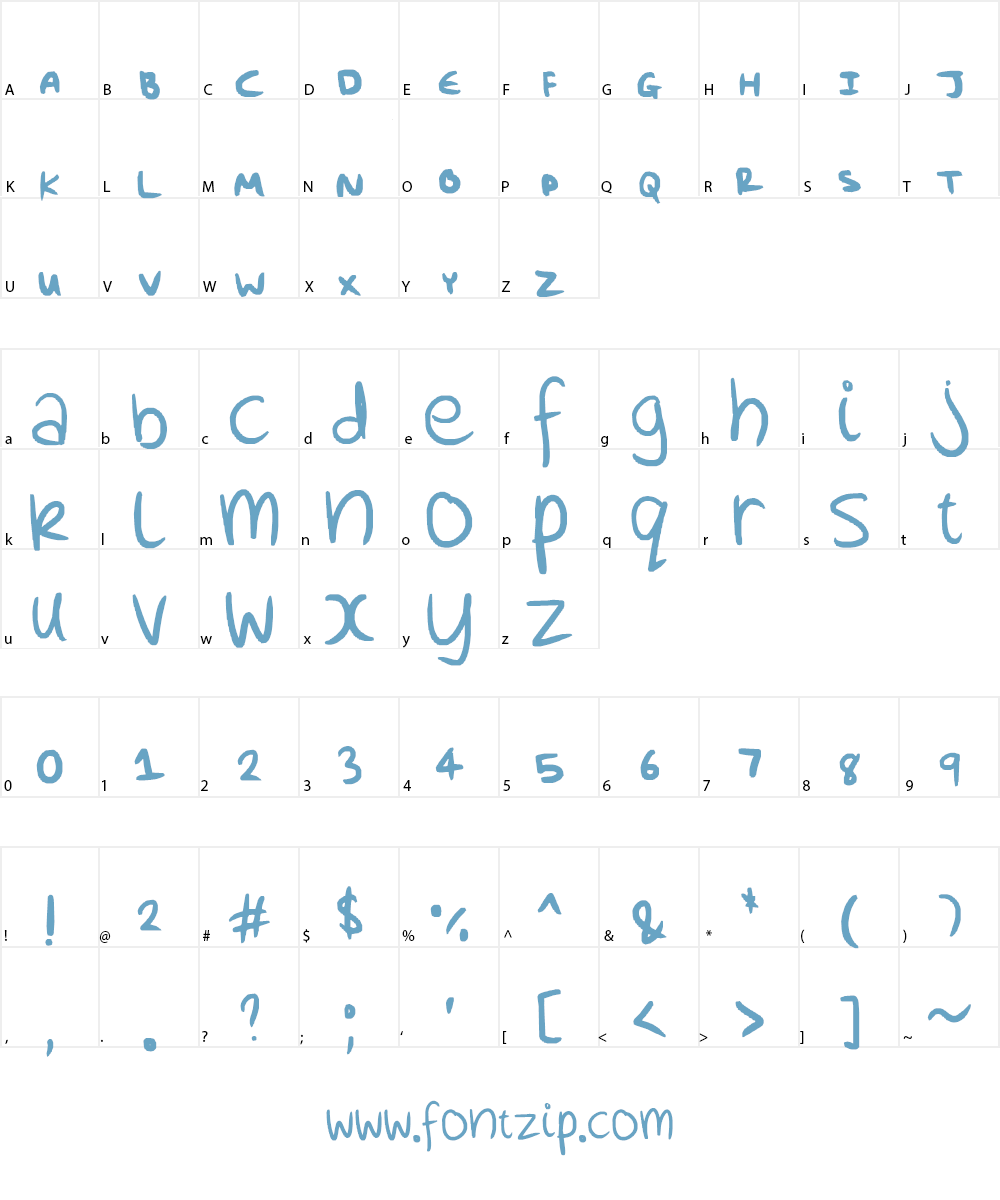 uP aND dOWN Font Character